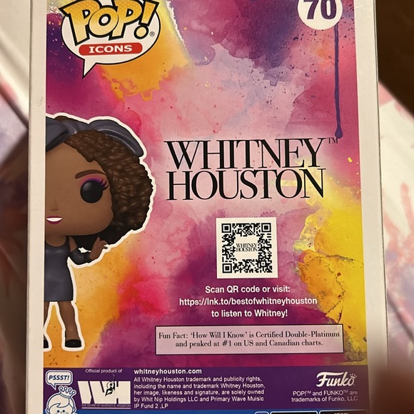 The beautiful Whitney Houston Funko pop - Picture 3 of 5